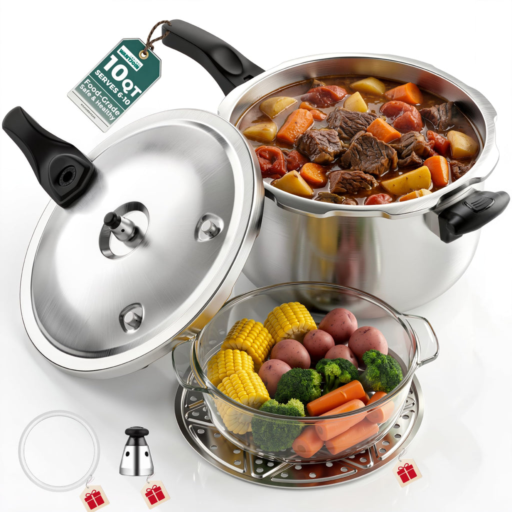 10 Quart Stainless Steel Pressure Cooker W43318