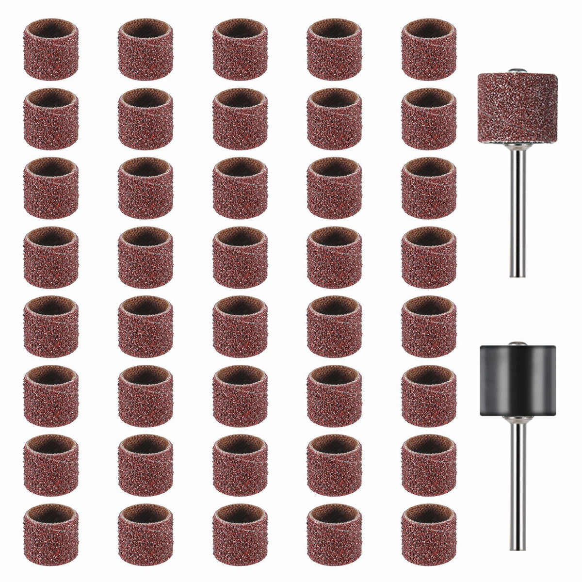 42 Pcs Pet Nail Grinder Replacement Kit with Sanding Bands K347