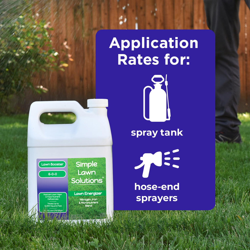 Commercial Grade Liquid Grass Fertilizer with Nitrogen, Iron, Micronutrients 1 Gallon W854586