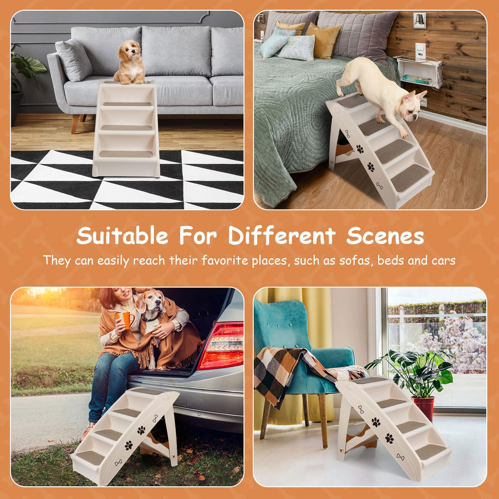 4-Step Non-Slip Dog Stairs C74683