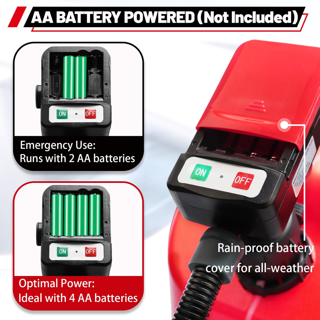 Battery Powered Fuel Transfer Pump with Automatic Stop Nozzle Z567