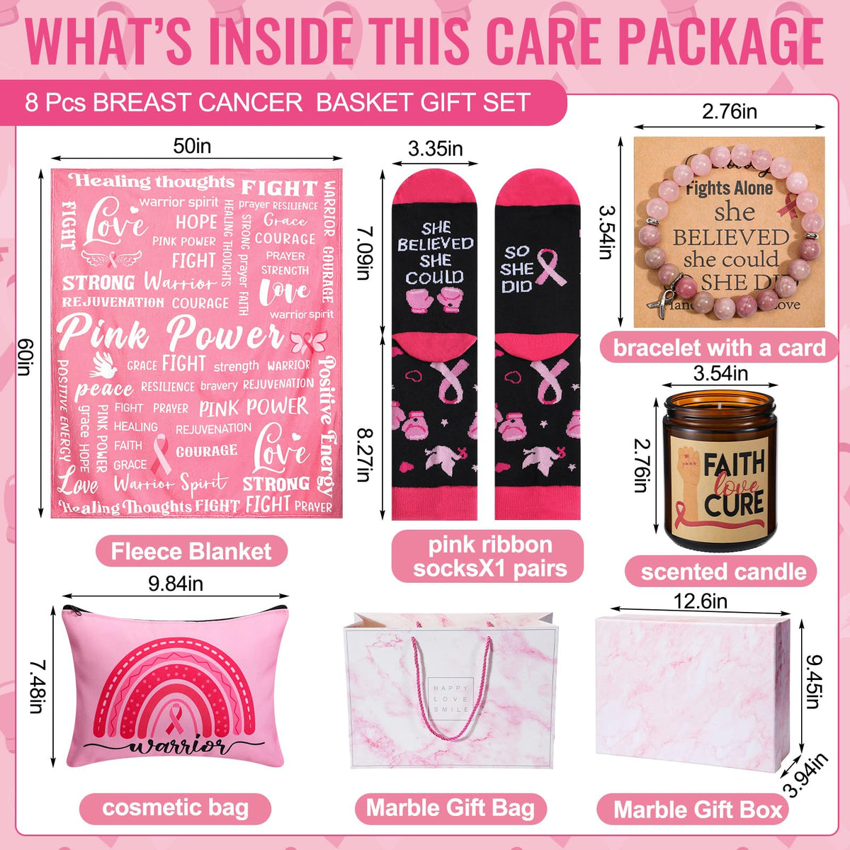 8 Pcs Cancer Care Packages P827262
