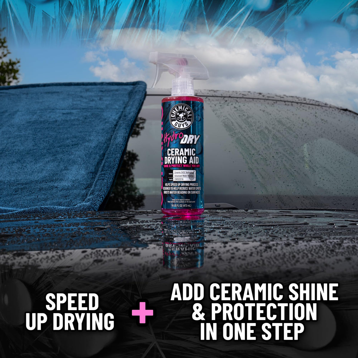 Ceramic Drying Aid & Gloss Booster Spray 16 oz D9491