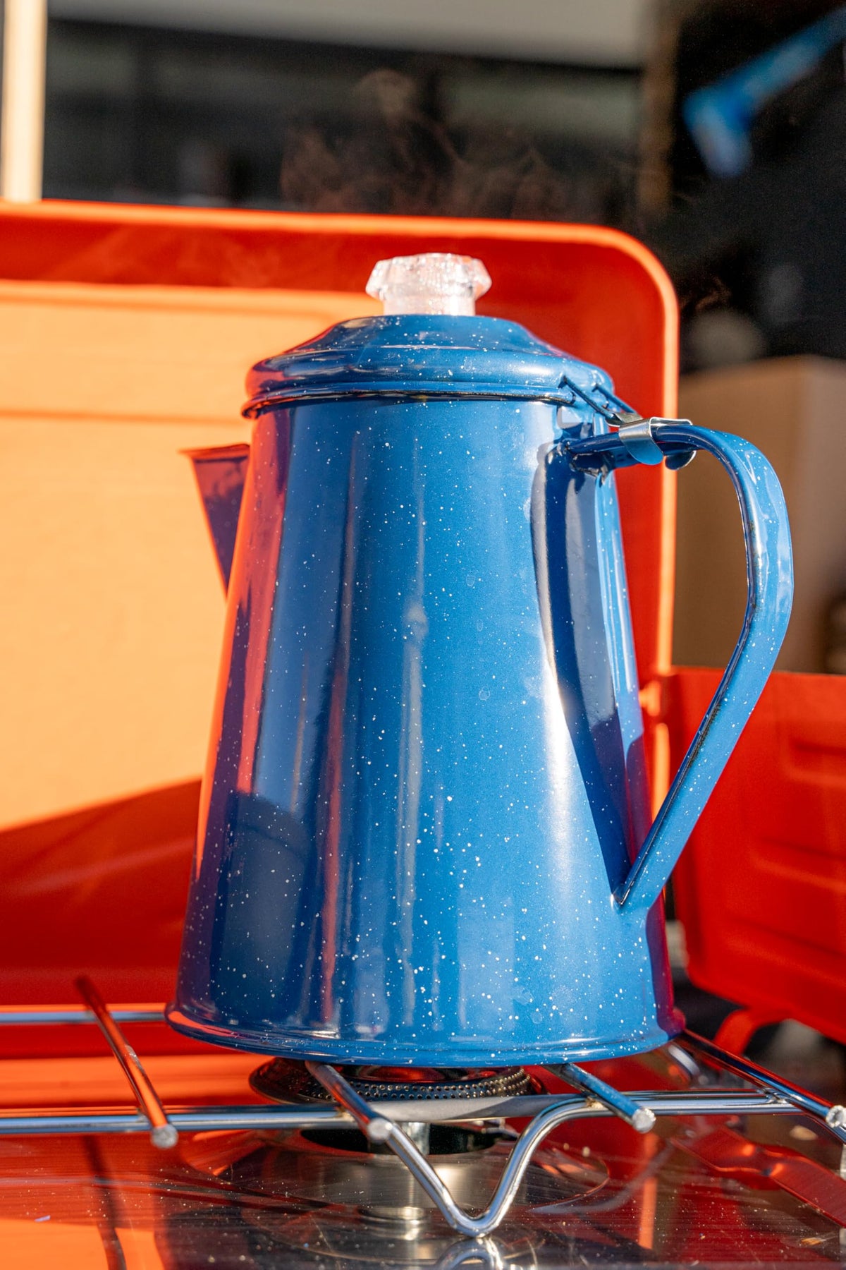 Enamelware Percolator Coffee Pot X8890