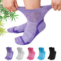 Bamboo Viscose Non-Binding Ankle Socks 5 Pairs H8907