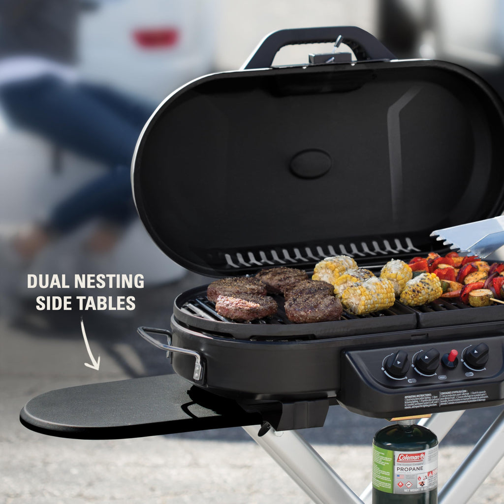 Portable Propane Grill, 3 Burners, Red S294