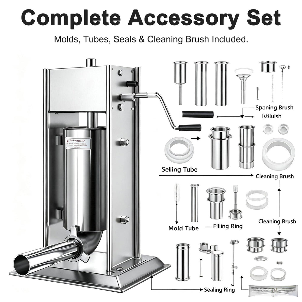 3L 304 Stainless Steel Sausage Stuffer M4500