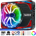 1600W Slim Underseat Car Subwoofer and Amp with RGB Light V15611