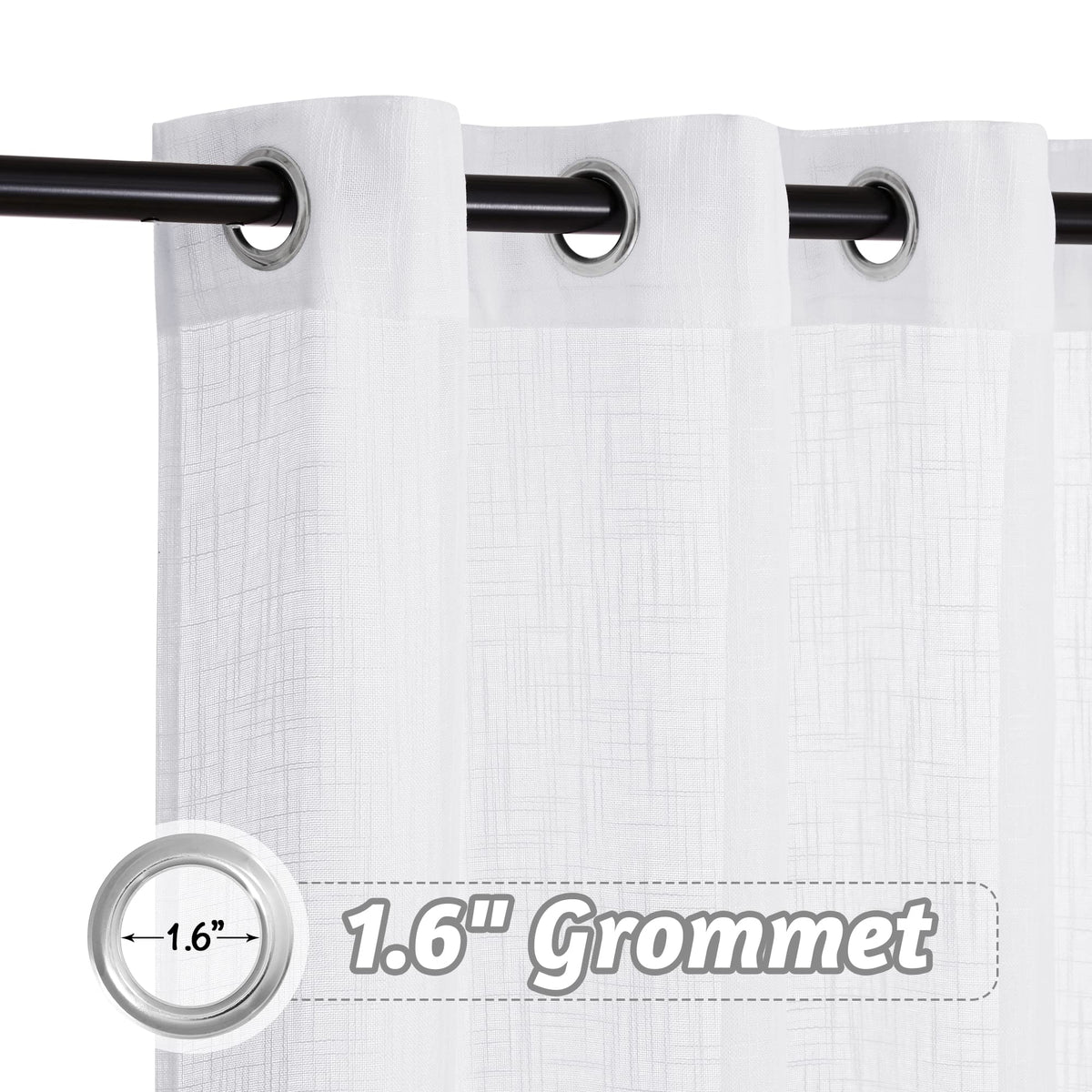 Extra Wide Sheer Curtains X621