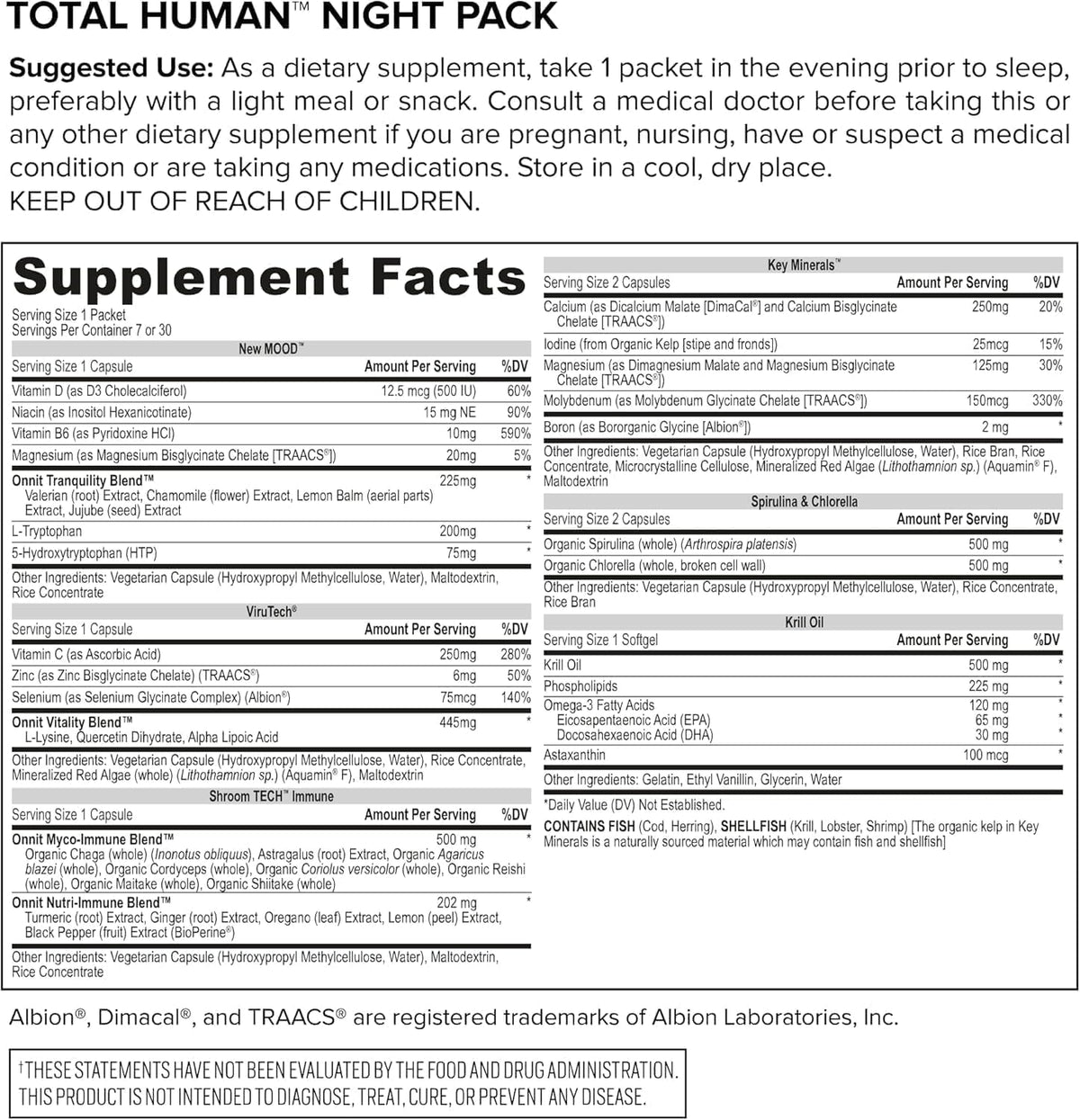 Daily Multivitamin Packs T5207