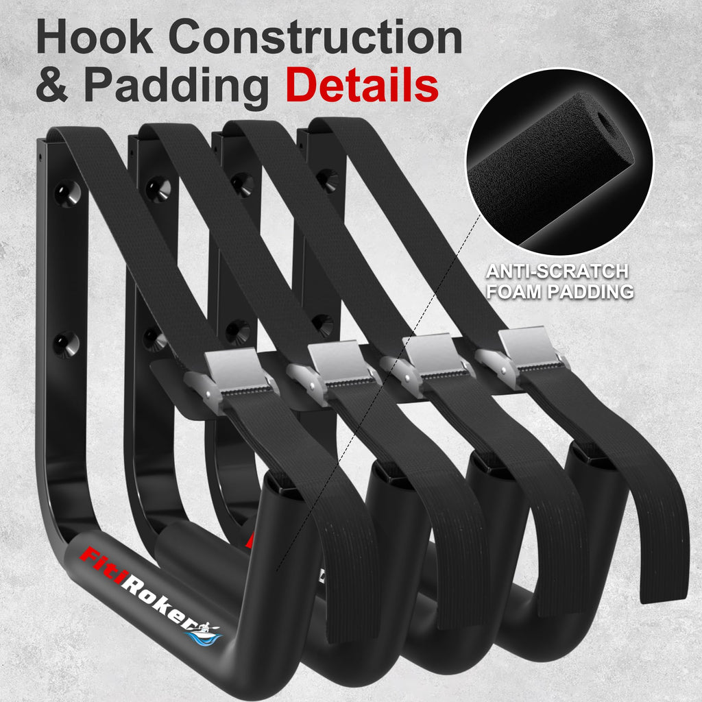 Wall Mounted Kayak Storage Rack Y57188
