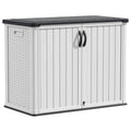 White 26 Cu Ft Lockable Outdoor Storage Cabinet W735