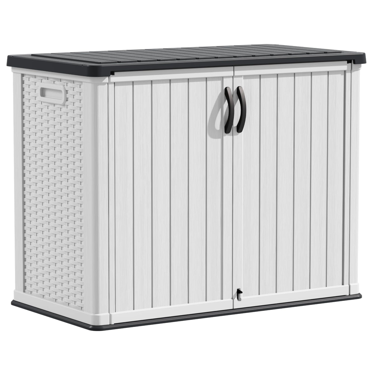 White 26 Cu Ft Lockable Outdoor Storage Cabinet W735
