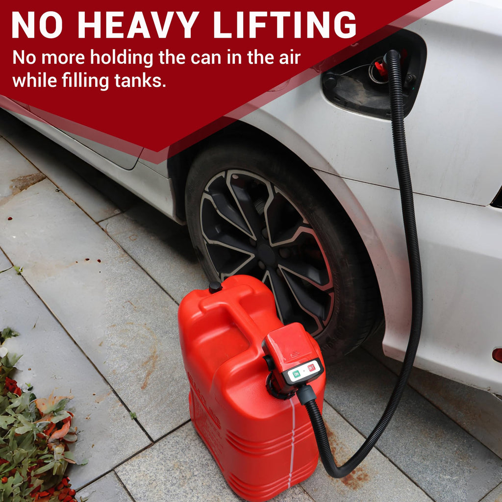 Battery Powered Fuel Transfer Pump with Automatic Stop Nozzle Z567