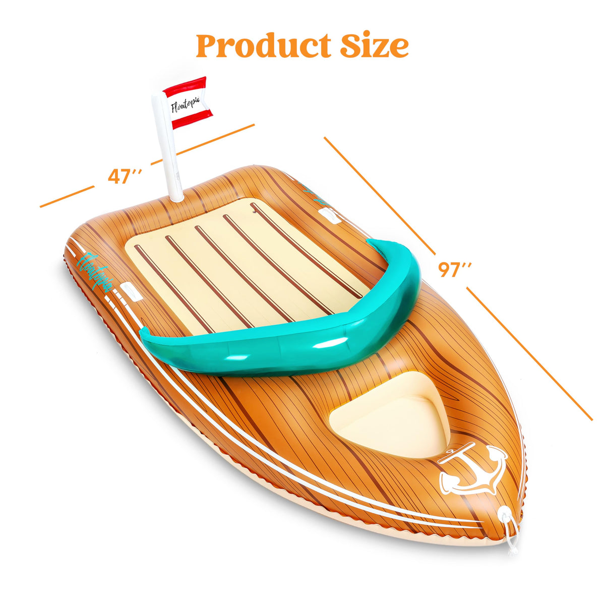 Inflatable Boat Float with Cooler U390