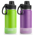 Stainless Steel Vacuum Insulated Water Bottle 16 oz 2 Pack I15128