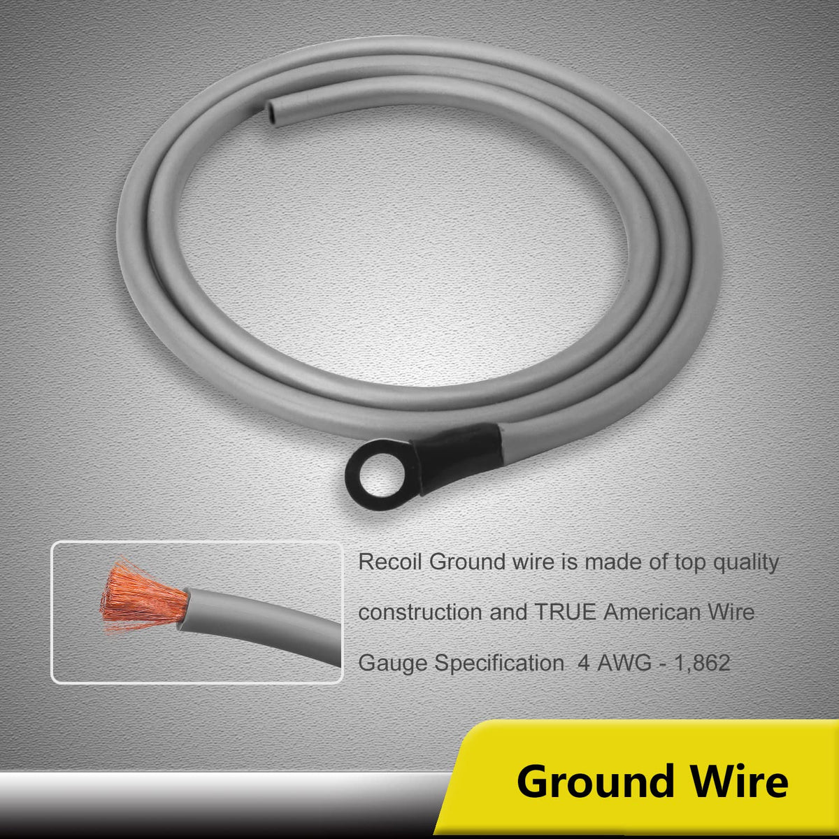 4 Gauge CCA Amplifier Wiring Kit with OFC RCA Cable A2549