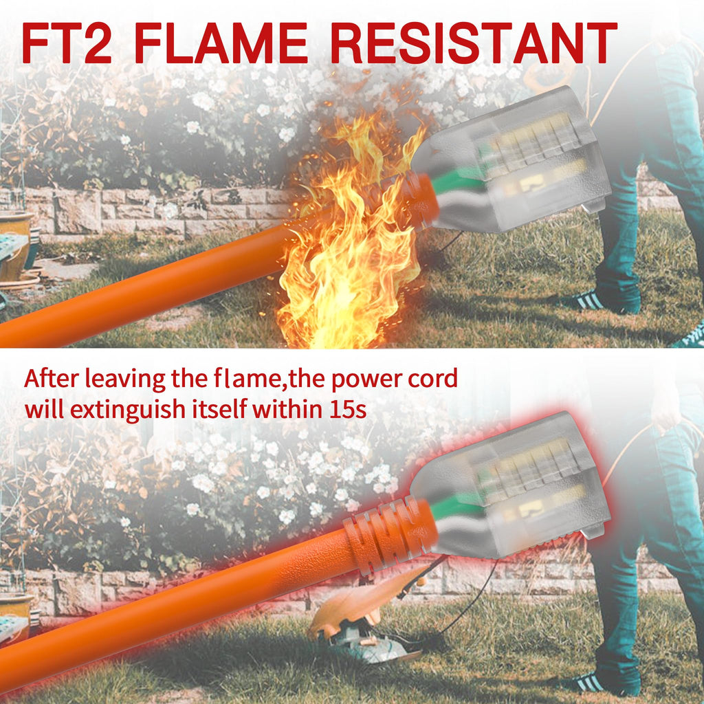 100 FT 10 Gauge Orange Extension Cord F867
