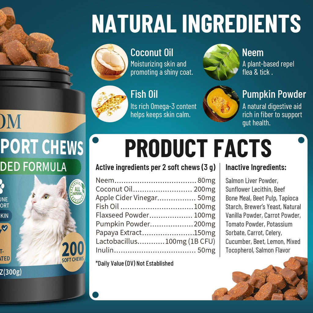 Chewable Flea and Tick Prevention for Dogs & Cats, 400 Treats V9490