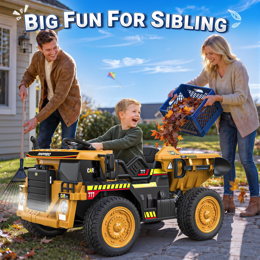 24V Ride On Dump Truck with Electric Dump Bed N6302