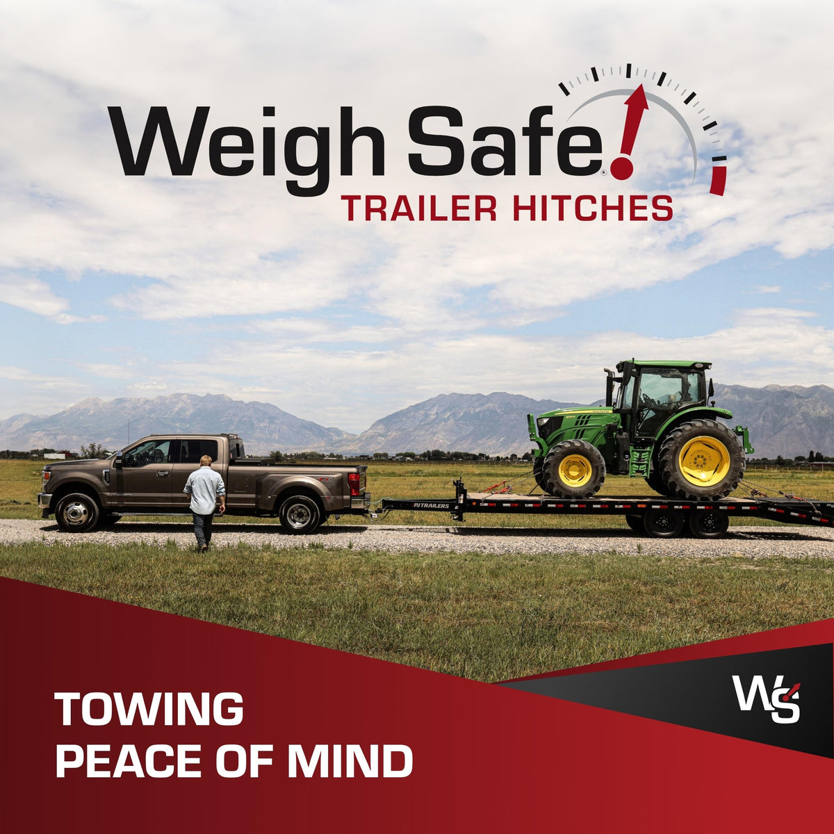 Weight Distribution Hitch with Anti-Sway, 8" Drop, 2" Shank, 8,500-lb Towing Y236