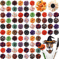 80 Pcs Halloween Dog Collar Flowers Bulk M8799