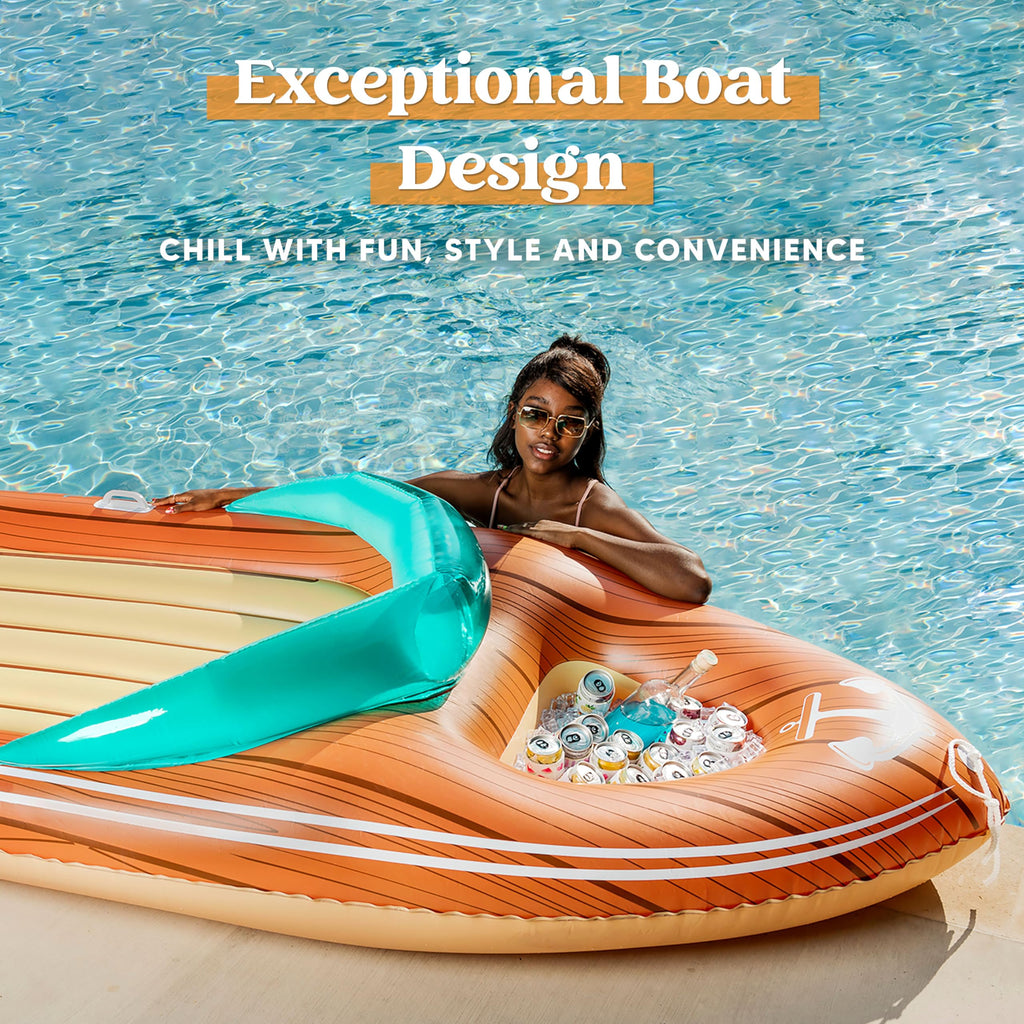 Inflatable Boat Float with Cooler U390
